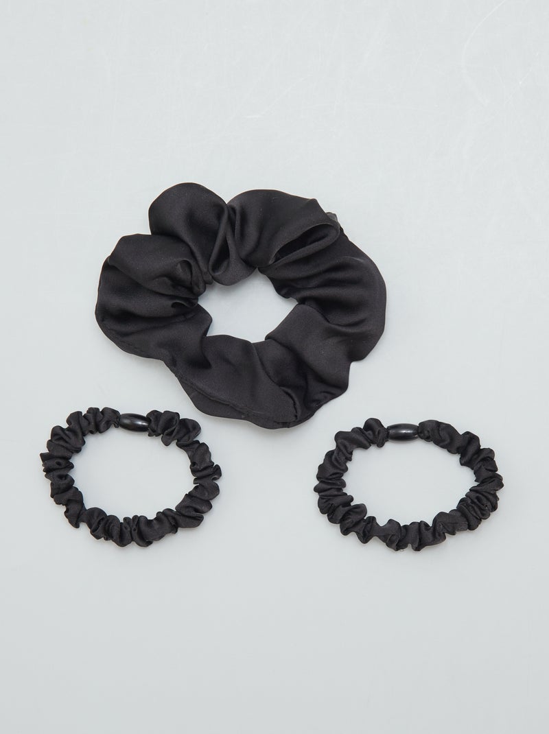 Lot de 3 chouchous Noir - Kiabi