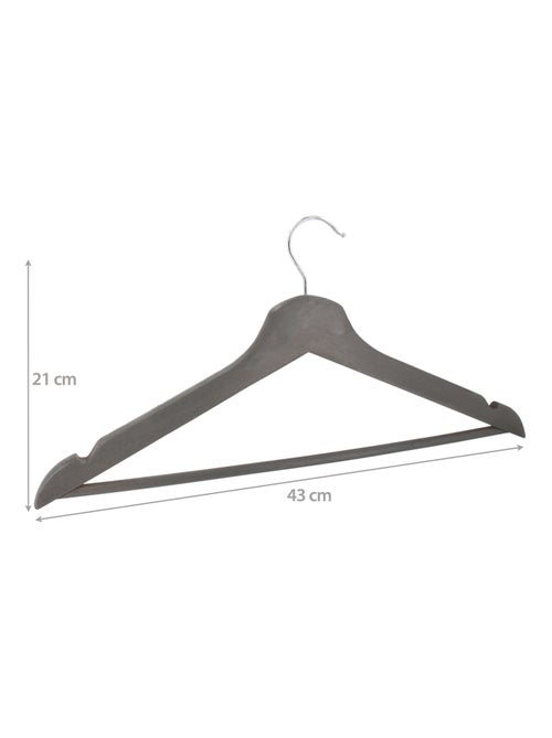 Lot de 3 cintre en bois - Kiabi