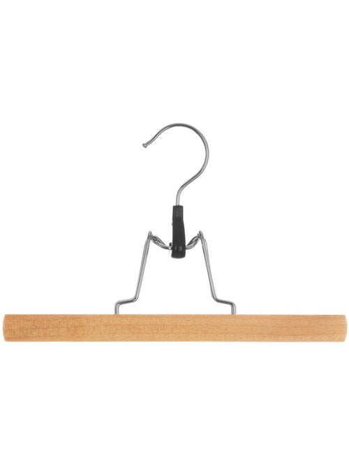 Lot de 3 cintres à pinces en bois hang' clip - Kiabi