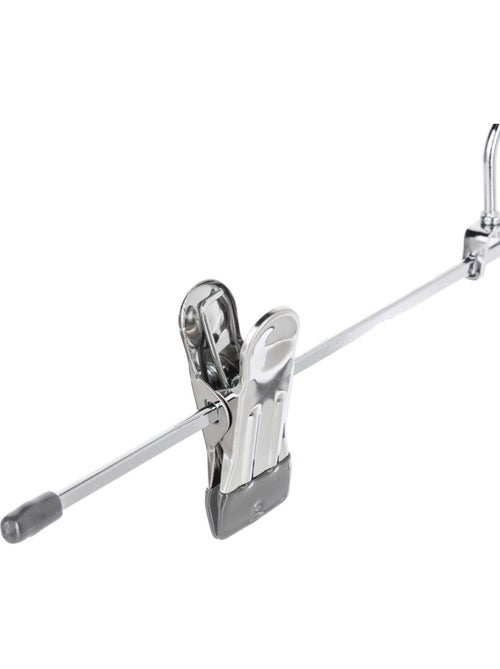 Lot de 3 cintres à pinces en métal hang' clip - Kiabi Lot de 3 cintres à pinces en métal hang' clip - Kiabi