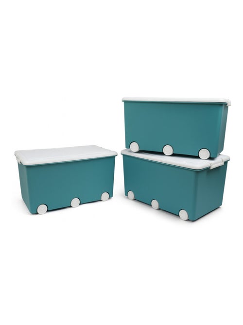 Lot de 3 coffres de rangement PLAYBOX - MAXI - Kiabi