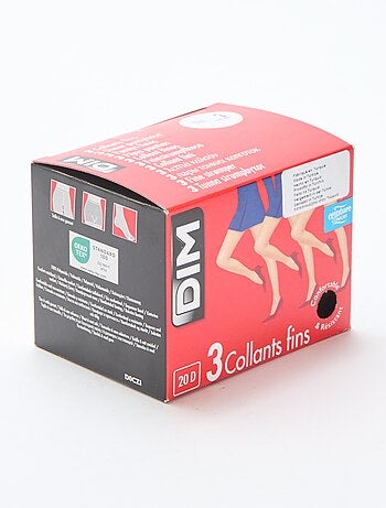 Lot de 3 collants fins 'DIM' 20D