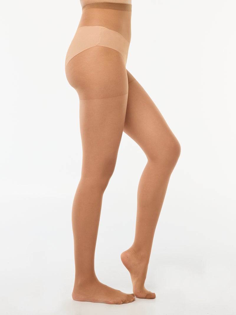Lot de 3 collants fins 'DIM' 20D Beige - Kiabi