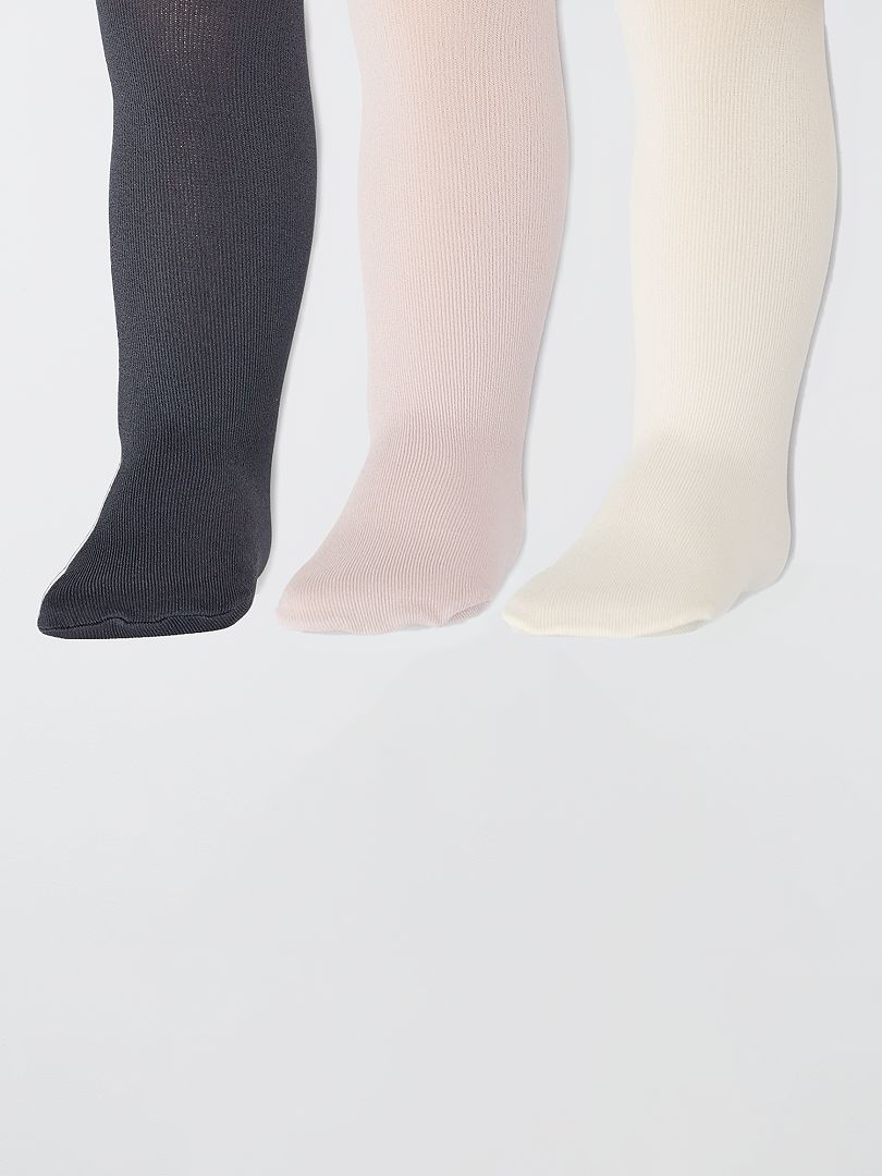 Lot de 3 paires de chaussettes chaudes - gris - Kiabi - 6.00€
