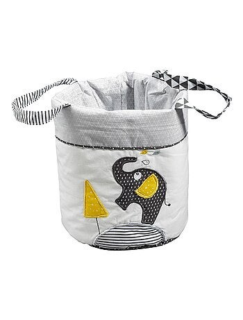 Lot de 3 Corbeilles gigogne en tissu en coton - SAUTHON