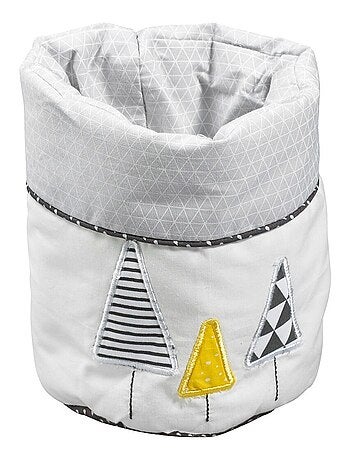 Lot de 3 Corbeilles gigogne en tissu en coton - SAUTHON