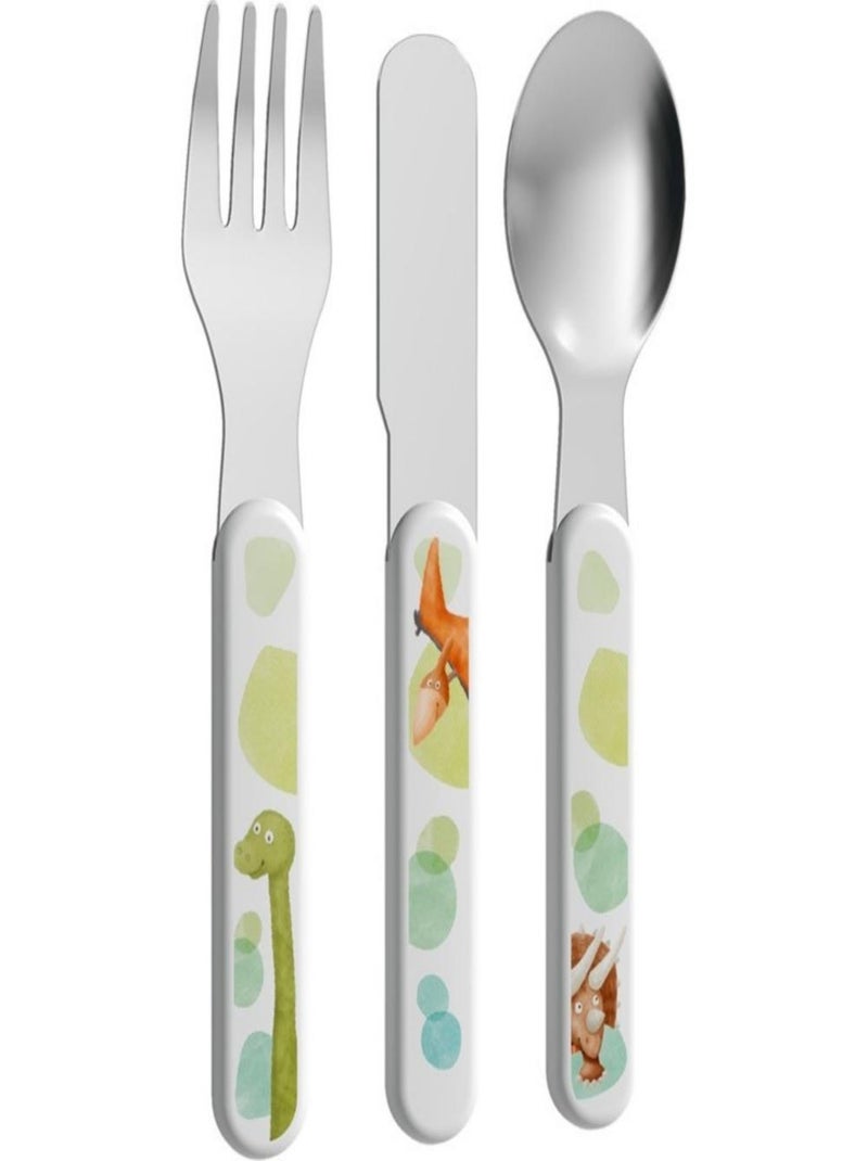 Lot de 3 couverts Dinos N/A - Kiabi