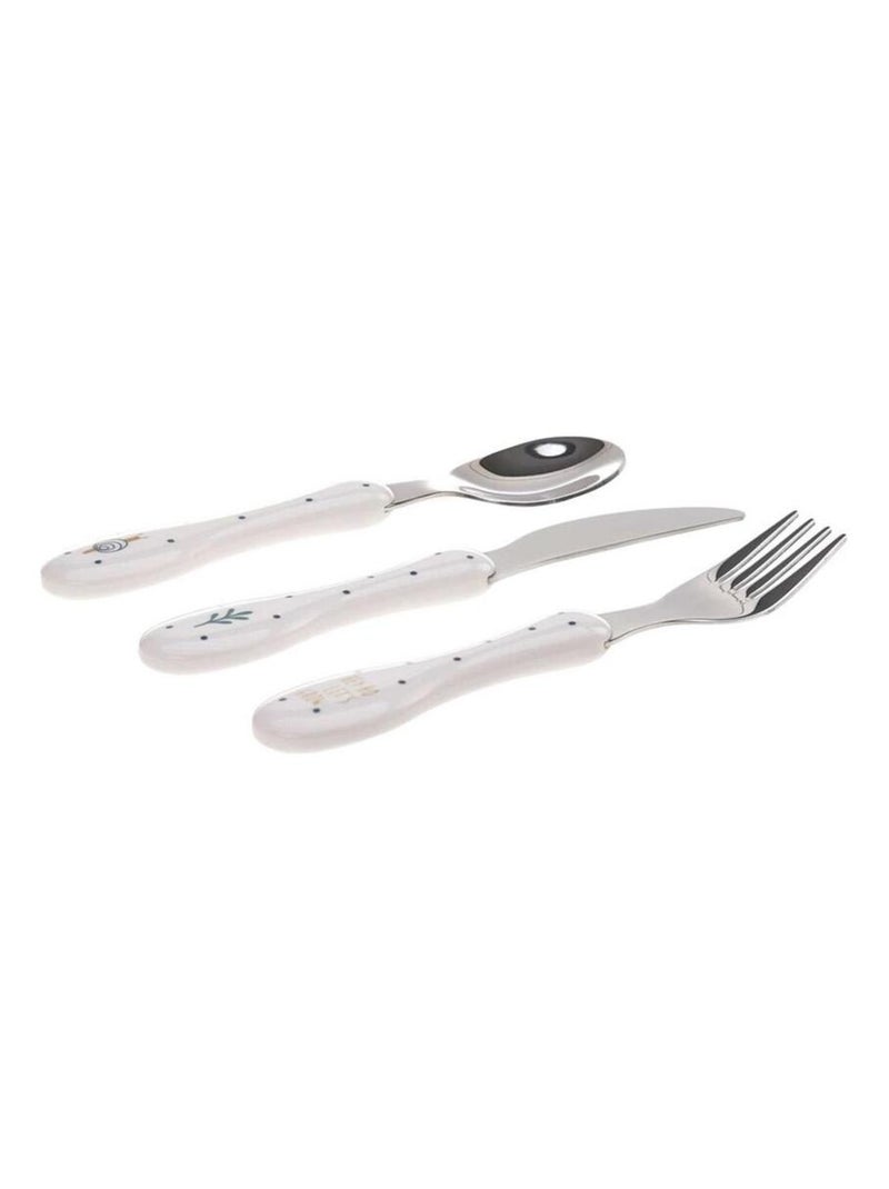 Lot de 3 Couverts Garden Explorer Blanc - Kiabi
