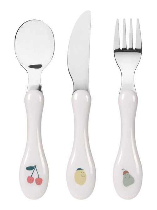 Lot de 3 Couverts Happy Fruits - Kiabi