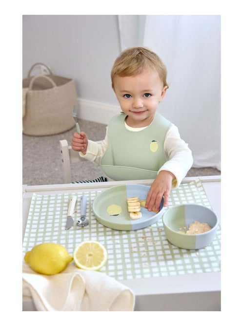 Lot de 3 Couverts Happy Fruits, Citron - Kiabi