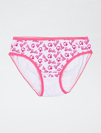 Lot de 3 culottes 'Barbie' en coton