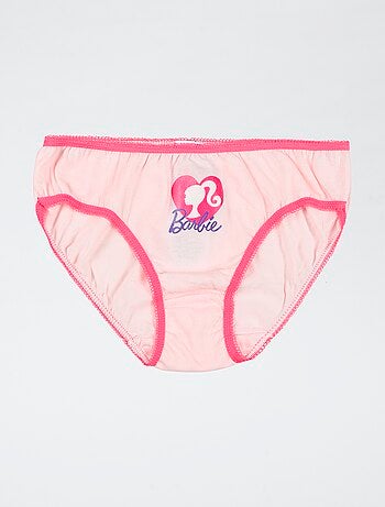 Lot de 3 culottes 'Barbie' en coton