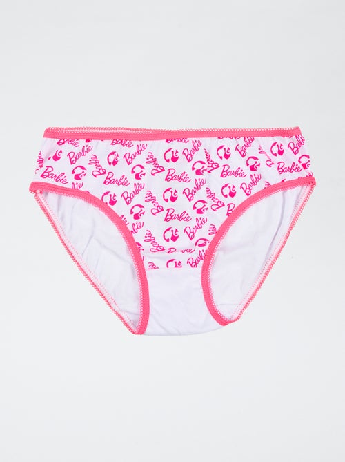 Lot de 3 culottes 'Barbie' en coton - Kiabi