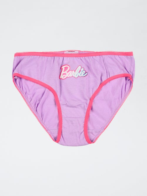 Lot de 3 culottes 'Barbie' en coton - Kiabi