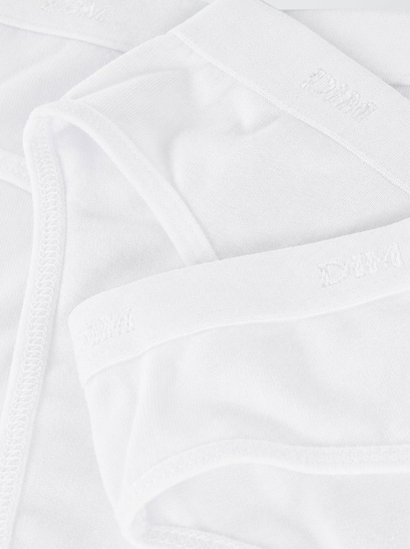 Lot de 3 culottes Blanc - Kiabi