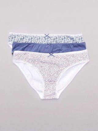 Lot de 3 culottes