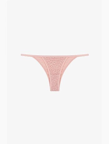 Lot de 3 culottes brésiliennes à motif léopard naturel penti