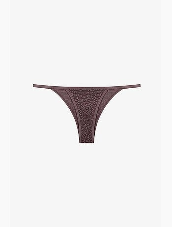 Lot de 3 culottes brésiliennes à motif léopard naturel penti