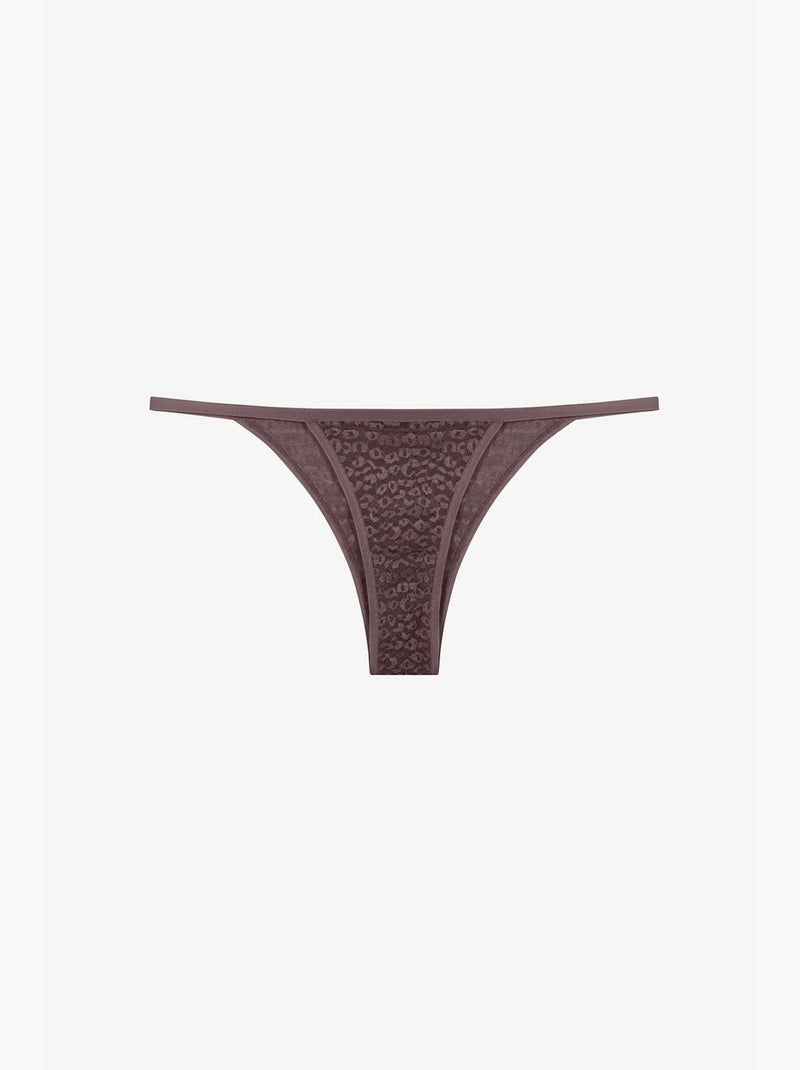 Lot de 3 culottes brésiliennes à motif léopard naturel penti Marron - Kiabi