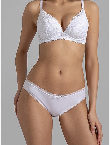 Lot de 3 culottes brésiliennes Essential Cotton Dorina