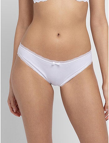 Lot de 3 culottes brésiliennes Essential Cotton Dorina