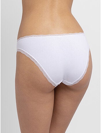 Lot de 3 culottes brésiliennes Essential Cotton Dorina