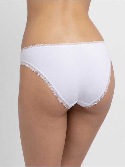 Lot de 3 culottes brésiliennes Essential Cotton Dorina - Kiabi