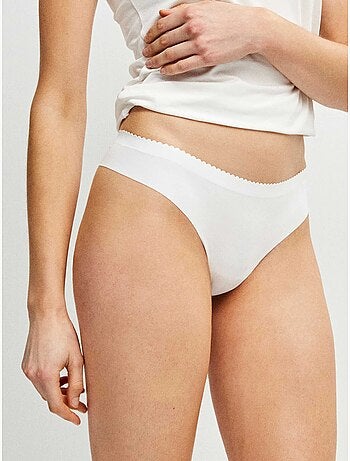 Lot de 3 culottes brésiliennes sans coutures en microfibre