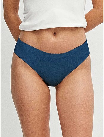 Lot de 3 culottes classiques sans coutures en microfibre