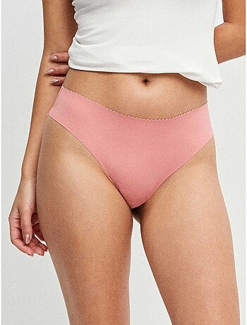 Lot de 3 culottes classiques sans coutures en microfibre