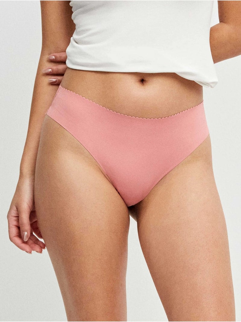 Lot de 3 culottes classiques sans coutures en microfibre Multicolore - Kiabi