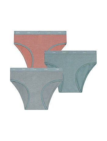 Lot de 3 Culottes Coton Pockets Ecodim