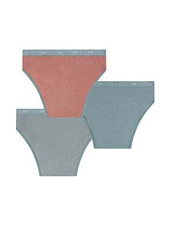 Lot de 3 Culottes Coton Pockets Ecodim