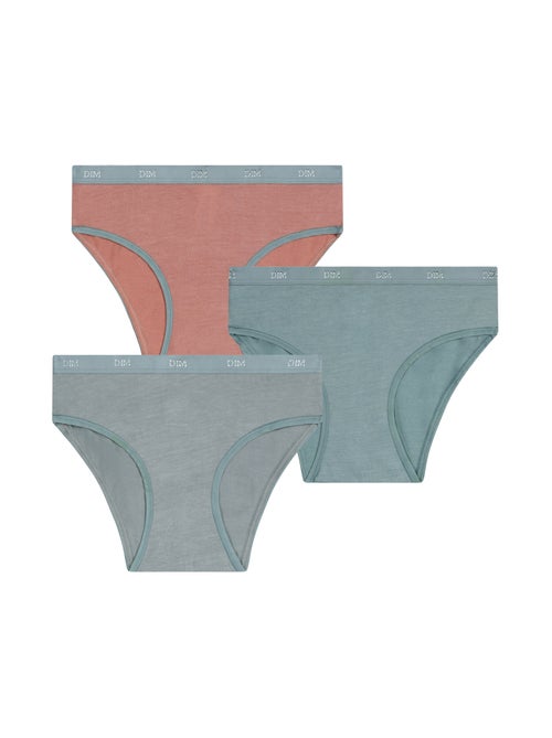 Lot de 3 Culottes Coton fille Les Pockets Ecodim - Kiabi