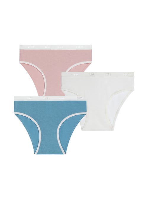 Lot de 3 Culottes Coton fille Les Pockets Ecodim - Kiabi Lot de 3 Culottes Coton fille Les Pockets Ecodim - Kiabi