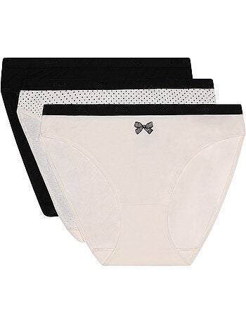 Lot de 3 Slips Les Pockets Coton