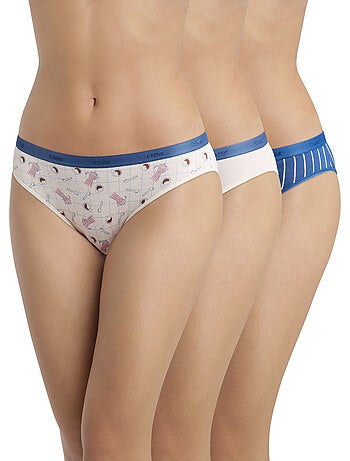 Lot de 3 Slips Les Pockets Coton