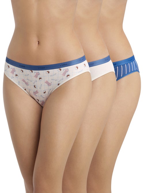 Lot de 3 Culottes Coton Les Pockets Coton - Kiabi