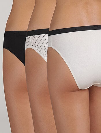 Lot de 3 Slips Coton Les Pockets Coton