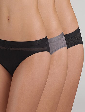 Lot de 3 Slips Coton Les Pockets Coton