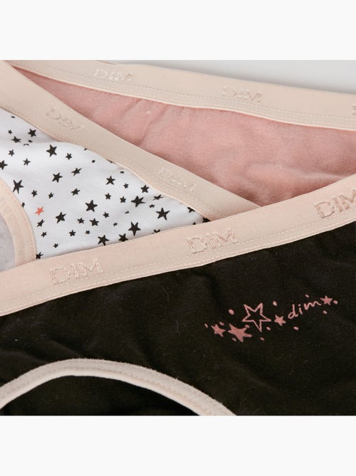 Lot de 3 Culottes Coton Pockets Coton - Kiabi