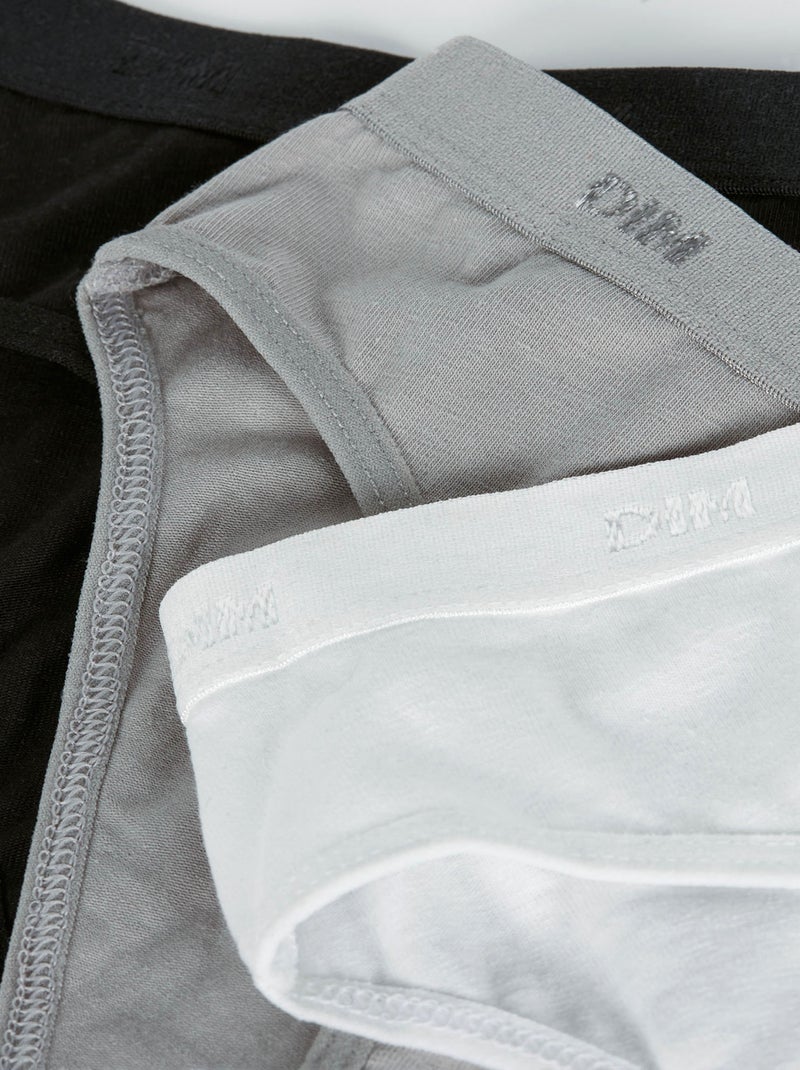 Lot de 3 Culottes Coton Pockets Ecodim Blanc - Kiabi