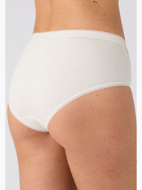 Lot de 3 culottes coton stretch - Damart - Kiabi