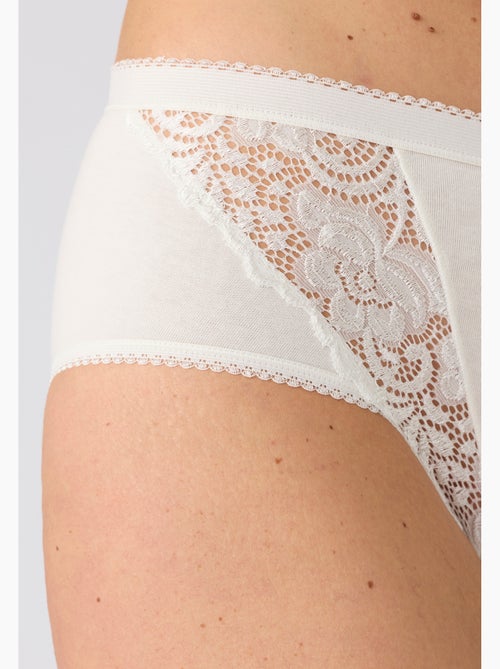 Lot de 3 culottes coton stretch - Damart - Kiabi