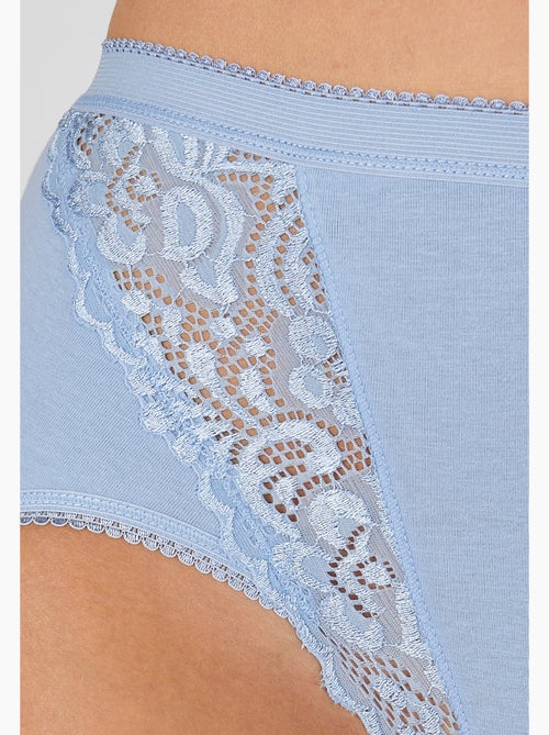 Lot de 3 culottes coton stretch - Damart - Kiabi