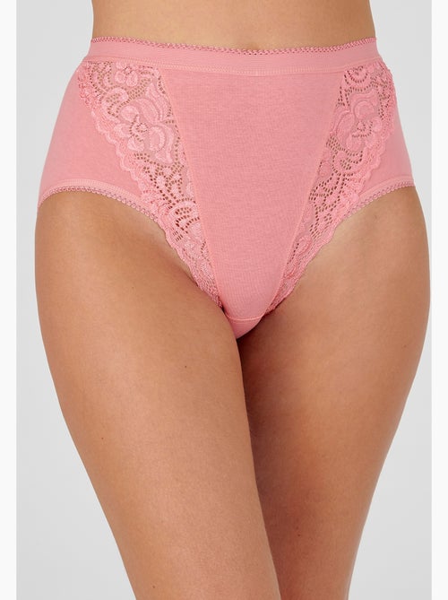 Lot de 3 culottes coton stretch - Damart - Kiabi