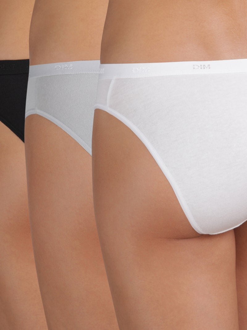 Lot de 3 culottes 'DIM' Noir - Kiabi