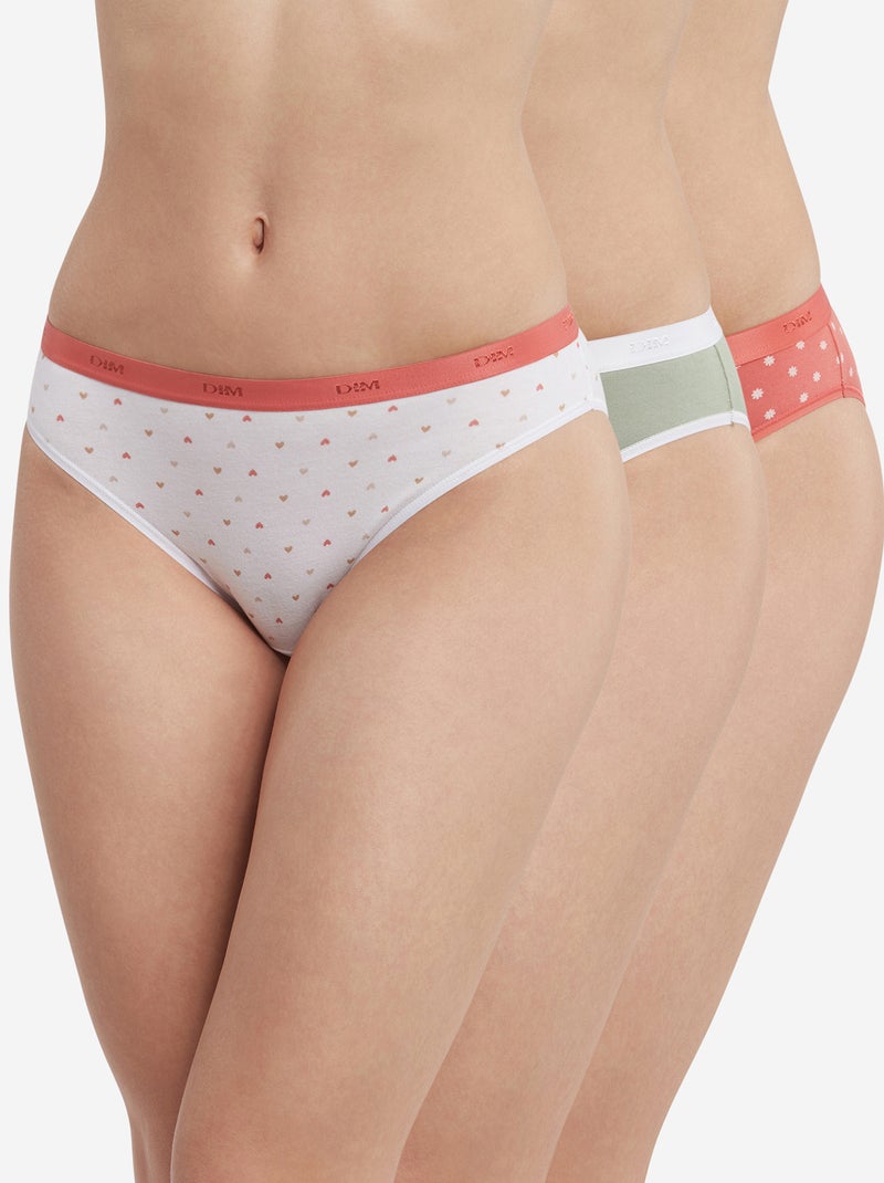 Pack De 3 Culottes DIM Coton Stretch - Taille 44/46, Multicolore, Neuves Avec étiquettes
