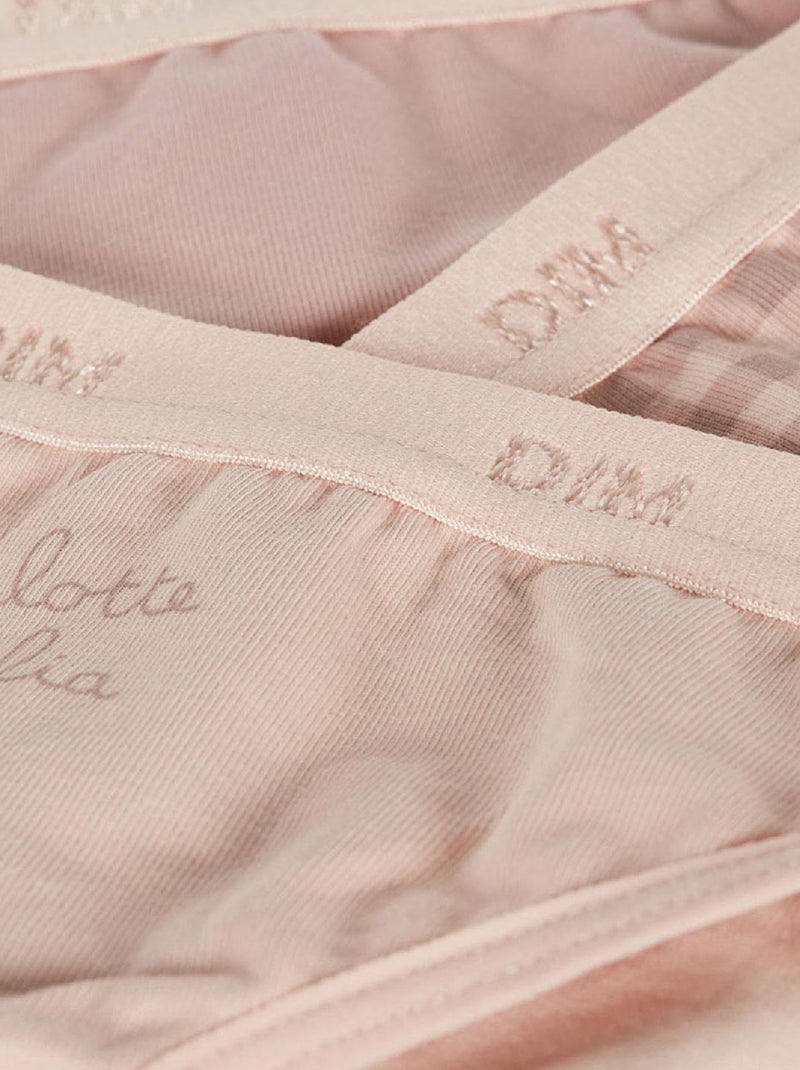 Lot de 3 culottes 'Dim' Violet - Kiabi