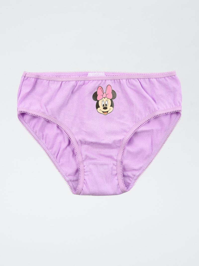 Lot de 3 culottes 'Disney' 'Minnie' en coton Rose - Kiabi